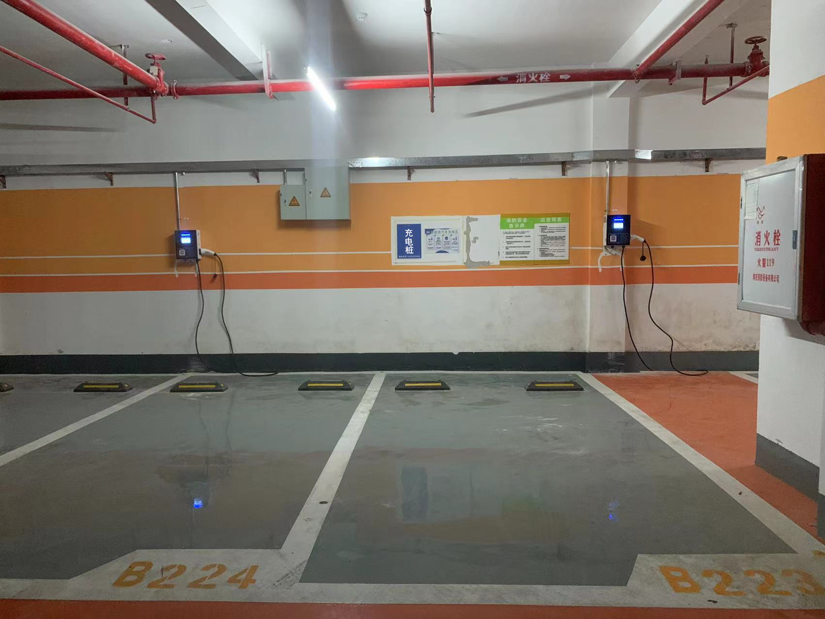 7KW惠州大亞灣充電樁完工-汽車充電樁_充電樁生產_充電樁廠家_深圳耀萊充新能源科技有限公司